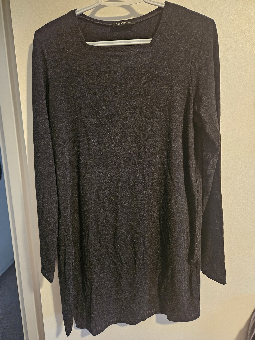 Long Sleeve Black Crewneck Sweater
